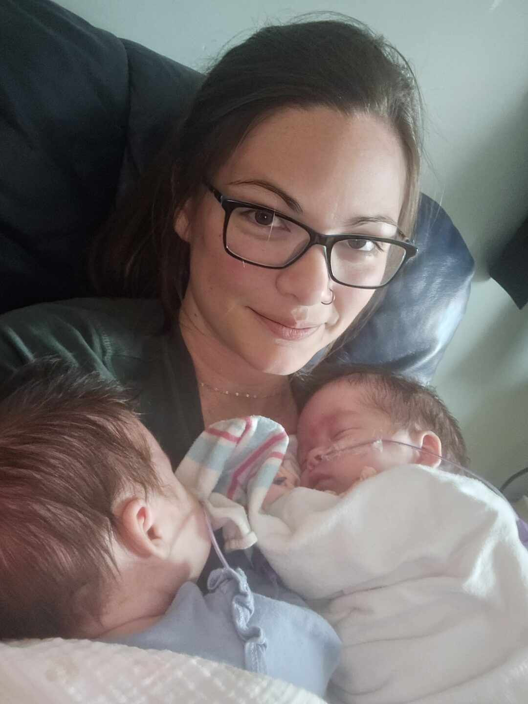 Ashley with Twins Ashley with Twins